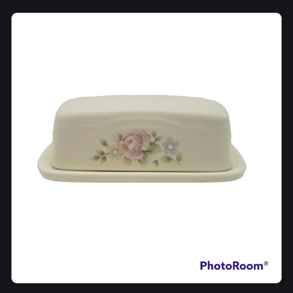 Pfaltzgraff Dining Pfaltzgraff Tea Rose Butter Dish Poshmark